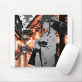 KAWAII Japanese Girl Mouse pad Mousepad (Mit Mouse)