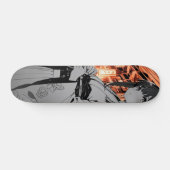 KAWAII Japanese Girl Skateboarding Skateboard (Horizontal)