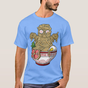 Kawaii Japanisch Anime Halloween Monster Ramen Foo T-Shirt