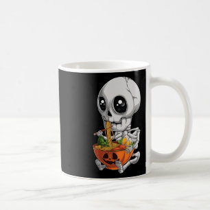 Kawaii Japanisch Anime Skeleton Halloween Ramen Fo Kaffeetasse