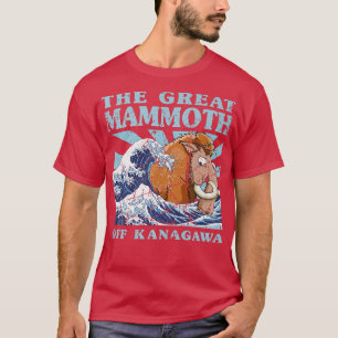 Kawaii Japanisch Great Wave Great Mammoth Niedlich T-Shirt