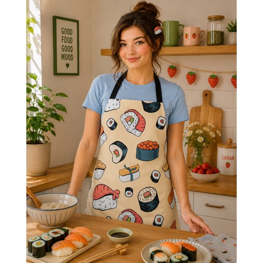 Kawaii Japanische Ramen Schürze