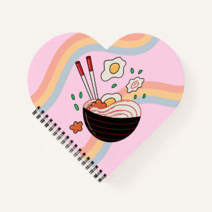 Kawaii Japanische Ramen Schürze Notizblock