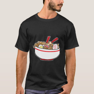 Kawaii Japanischer Anime Mops Hoodie Funny Ramen D T-Shirt