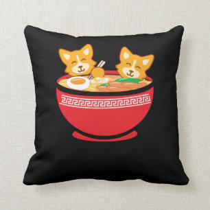 Kawaii japanischer Animecorgi-Hundelustiges Kissen