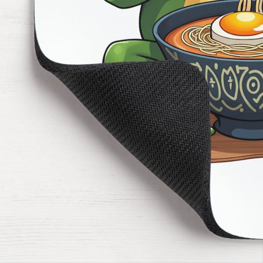 Kawaii Japanischer Ästhetischer Frosch Noodles Mousepad (Ecke)