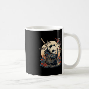 Kawaii Japanischer Stil Samurai Anime Panda Kaffeetasse