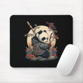 Kawaii Japanischer Stil Samurai Anime Panda Mousepad (Mit Mouse)