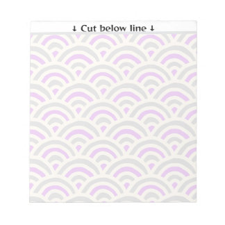 Kawaii japanisches Seigaiha-Notizpapier Origami-Pa Notizblock