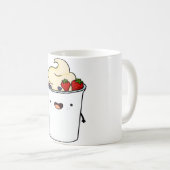 Kawaii-Joghurtbecher Kaffeetasse (VorderseiteRechts)