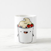 Kawaii-Joghurtbecher Kaffeetasse (Mittel)