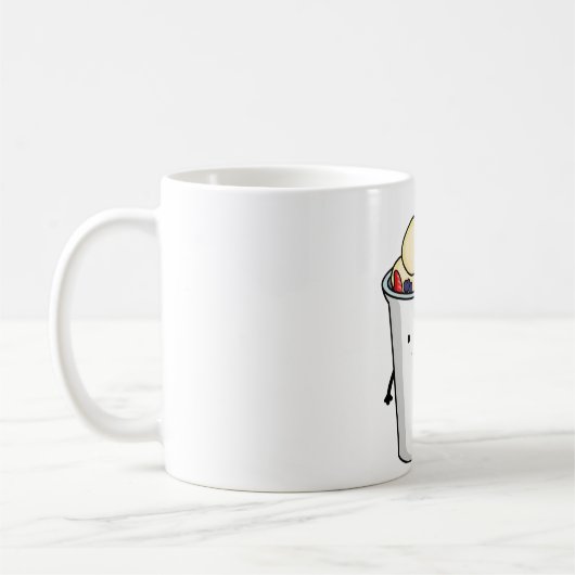 Kawaii-Joghurtbecher Kaffeetasse (Links)
