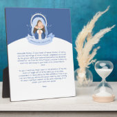 Kawaii Jungfrau Mary Prayer Fotoplatte (Seite)