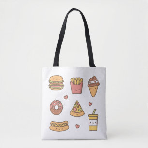 Kawaii-Junk-Food-Mädchen-Tasche Tasche
