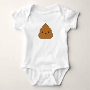 Kawaii Kacke Baby Bodysuit Strampler