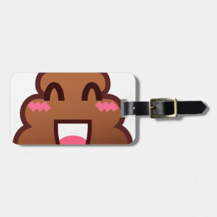 Kawaii kacke Emojis Gepäckanhänger