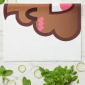 Kawaii kacke Emojis Geschirrtuch (Gefaltet)