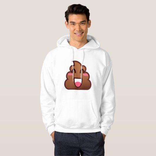 Kawaii kacke Emojis men hoodie Sweatshirt (Vorne ganz)