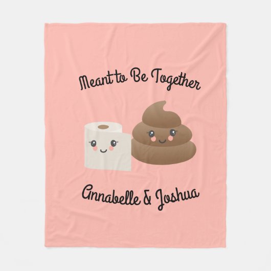 Kawaii kacken u. Freundin-Geschenk TPs Fleecedecke (Vorderseite)