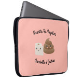 Kawaii kacken u. Freundin-Geschenk TPs Laptopschutzhülle (Vorne Rechts)