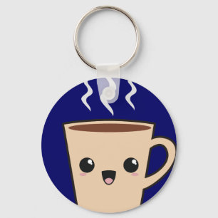 Kawaii Kaffee-Monster Schlüsselanhänger