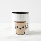 Kawaii Kaffee-Monster Tasse (Zentrum)