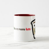 kawaii Kaffee-Tasse Zweifarbige Tasse (Mittel)