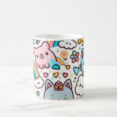 Kawaii Kaffeetasse (Mittel)