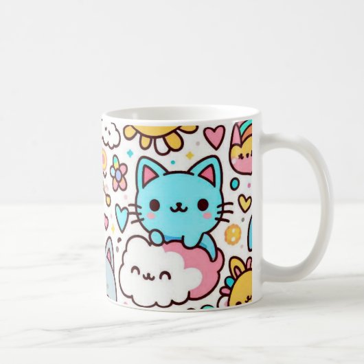 Kawaii Kaffeetasse (Rechts)