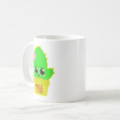 Kawaii Kaktus Kaffeetasse (Vorderseite Links)