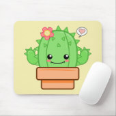 Kawaii Kaktus Mousepad (Mit Mouse)