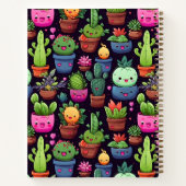 Kawaii Kaktus Notizbuch (Rückseite)