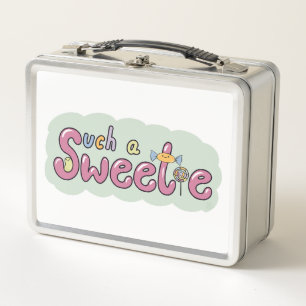 Kawaii-Kandithema-Muster Metall Brotdose