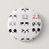 Kawaii kaomoji button (Vorderseite)