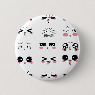 Kawaii kaomoji button