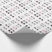 Kawaii kaomoji geschenkpapier (Ecke)