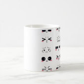 Kawaii kaomoji kaffeetasse (Mittel)