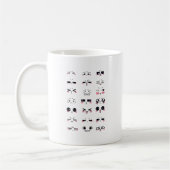 Kawaii kaomoji kaffeetasse (Links)