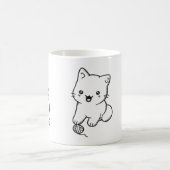 Kawaii Kätzchen Kaffeetasse (Mittel)