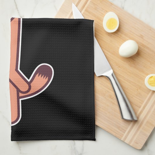 Kawaii Katze Geschirrtuch (Viertel Falte)