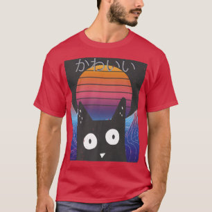 Kawaii-Katze japanischer Indie-Ästhetik Alt süß An T-Shirt