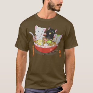 Kawaii-Katze Kawaii neko anime Katzen japanische N T-Shirt