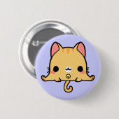 Kawaii Katze (Sie ändern den Hintergrund!) Button (Vorne & Hinten)