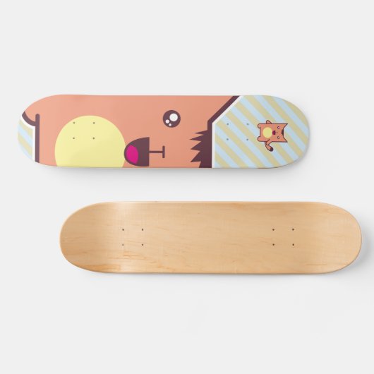 Kawaii Katze Skateboard (Horizontal)