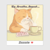 „Kawaii-Katzen-Aufkleber" Aufkleber (Blatt)