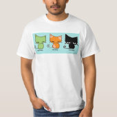Kawaii Katzen T-Shirt (Vorderseite)