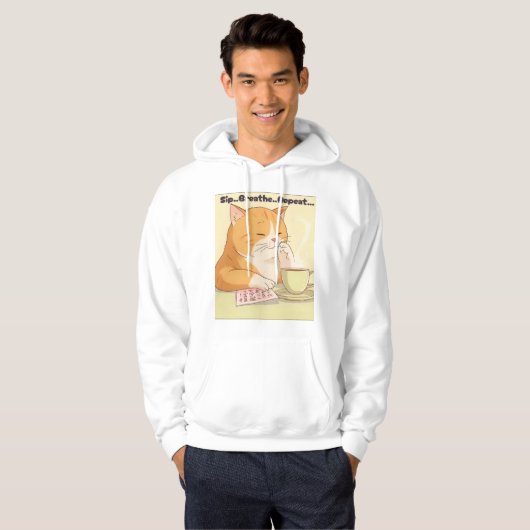 kawaii Katzenpullover Hoodie (Vorne ganz)