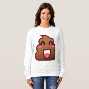kawaii Kawaii-Emojis Damen-Sweatshirt Sweatshirt