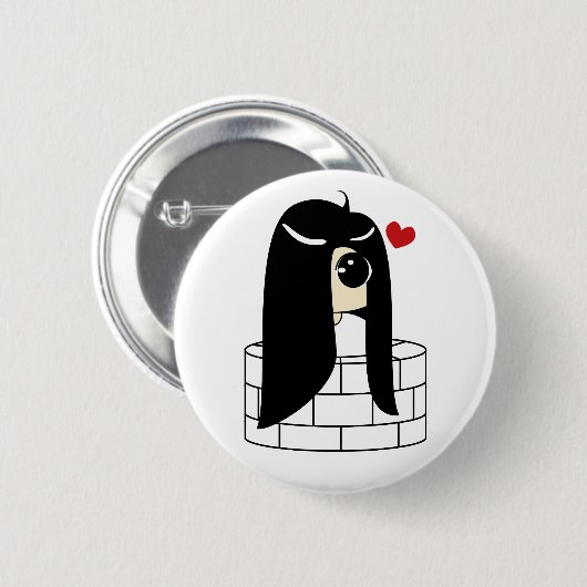Kawaii kein Sadako Button (Vorne & Hinten)