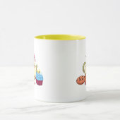 Kawaii-Kekse und niedliche Teezeit Tasse (Zentrum)